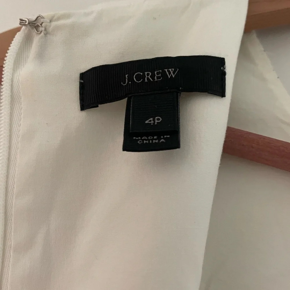 J. Crew - Linen Work Dress - Scallop Detail - Picture 4 of 5